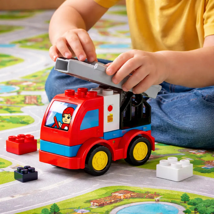 Juego camión Bombero Armable 9 Piezas Niños