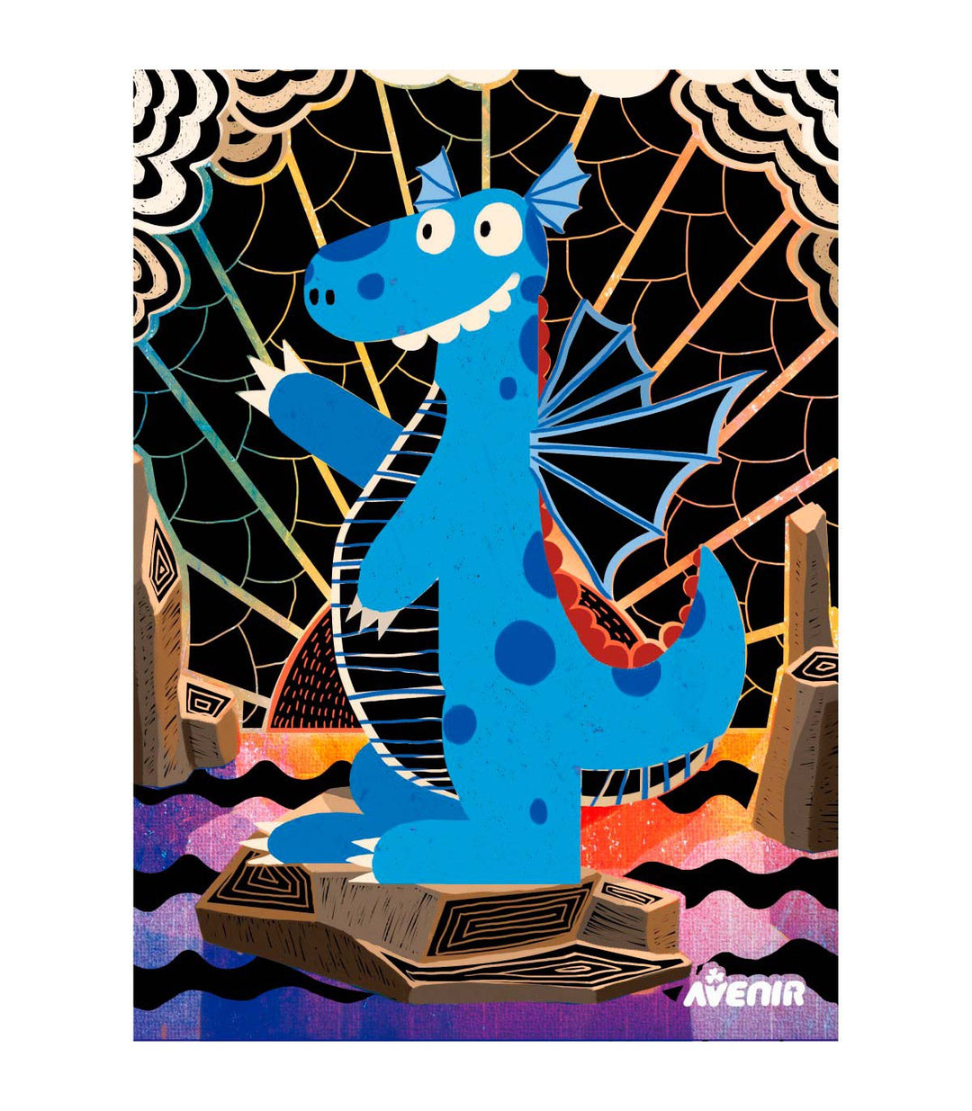 Juego Arte Mágico Rasca Dragones Niños