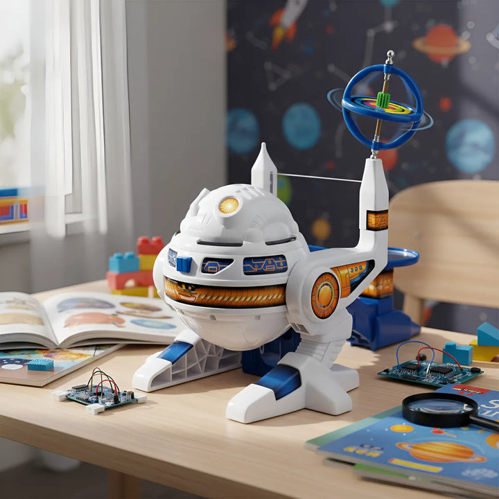 Experimento STEM Giroscopio Espacial Niños