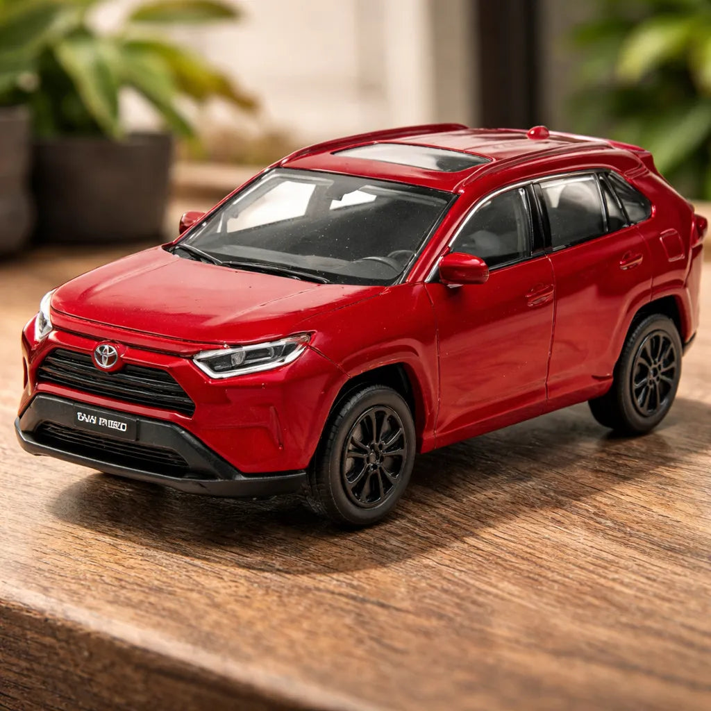 Carro Coleccionable A Escala 1/36 Toyota Rav4 2022 Rojo