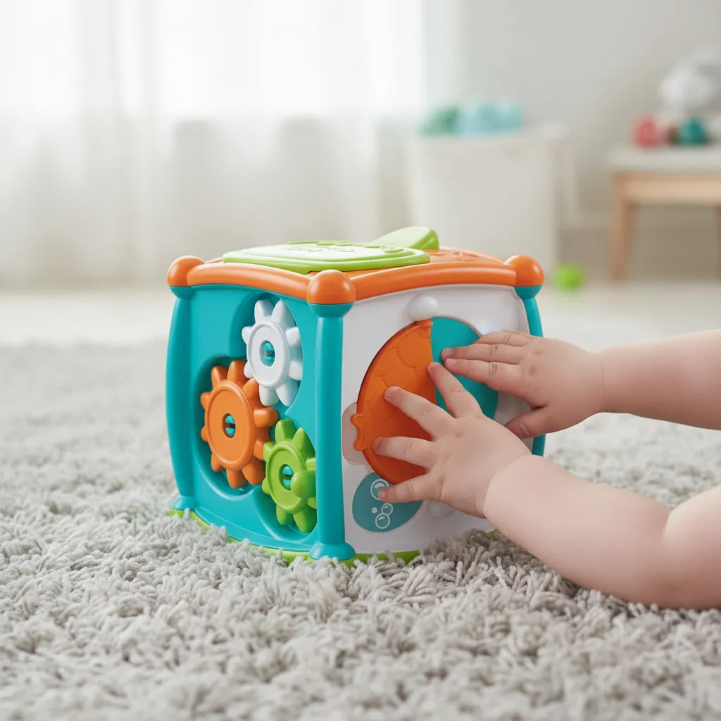 Juego Didáctico Cubo Actividades Para Bebés