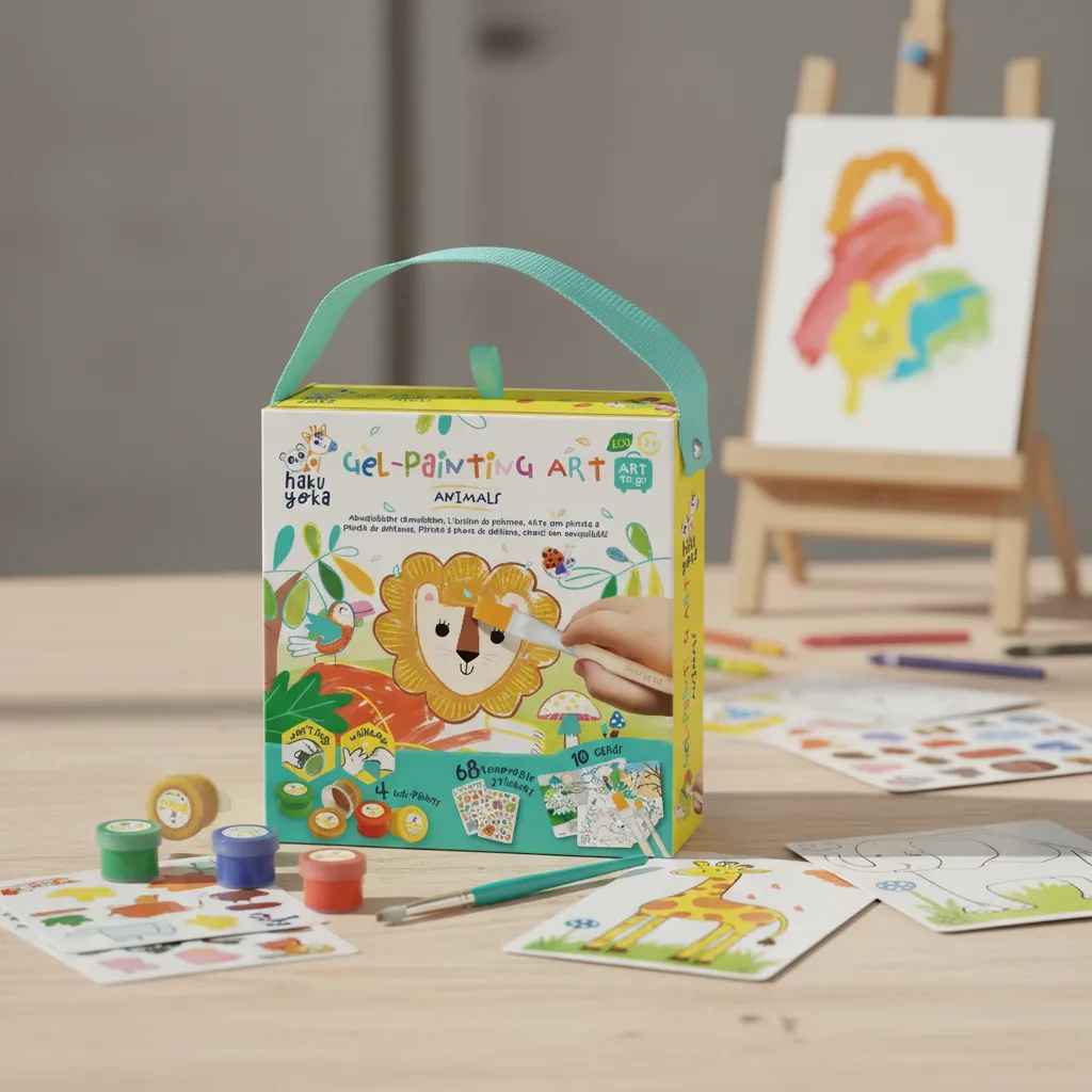 Juego De Arte Animales Reutilizable Para Niñas