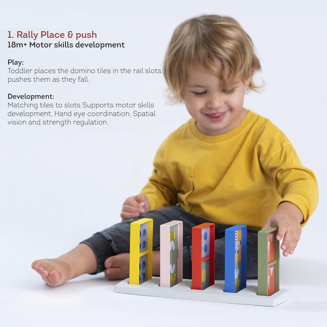 Juego Didáctico Dominó  De Doble Cara Para Niños
