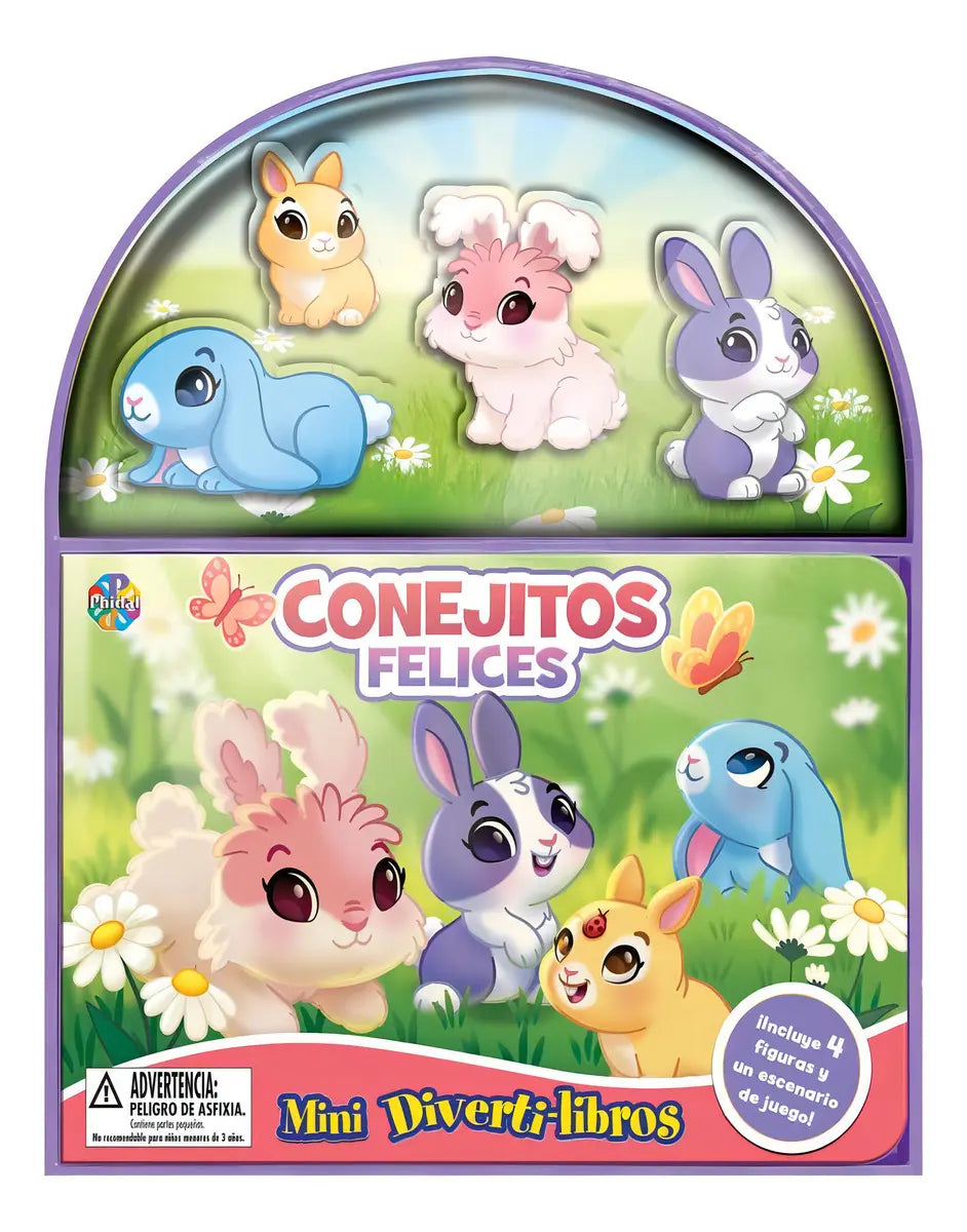 Libro Mini Divertilibros Conejos Para Niños
