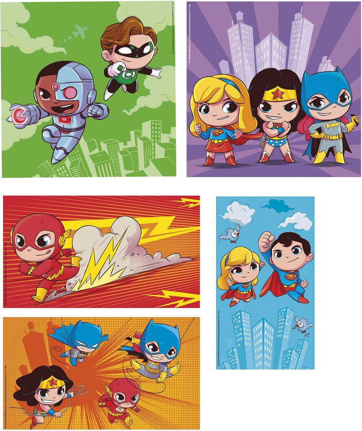 Rompecabezas 10 En 1 Super Friends Para Niños
