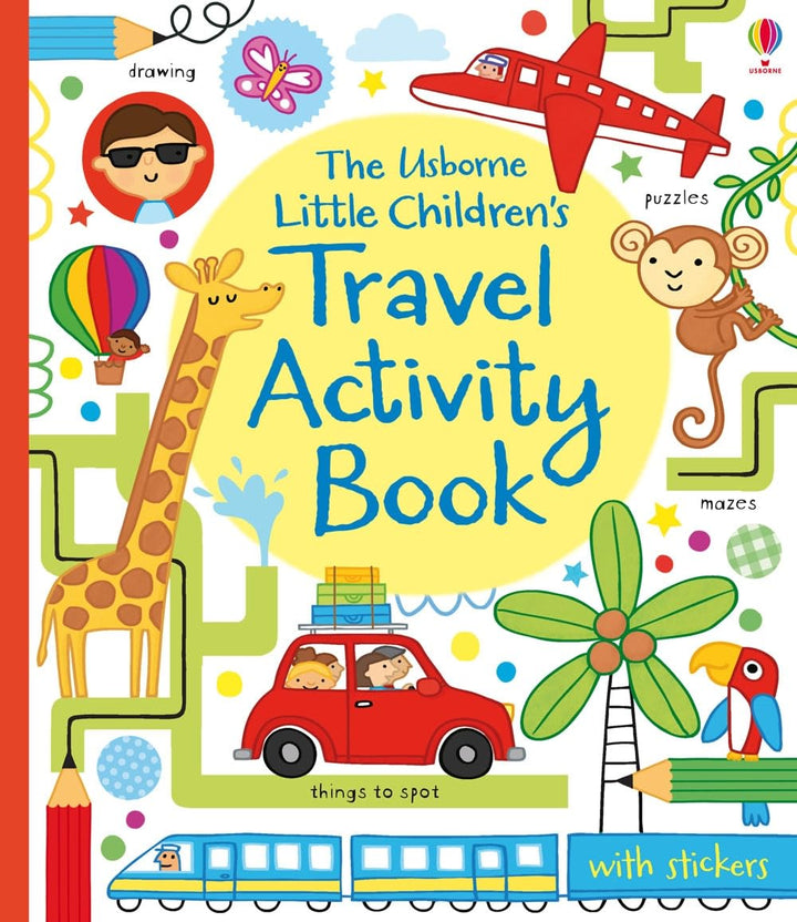 Libro Actividades Viaje Niños Usborne Con Stickers Para Niños
