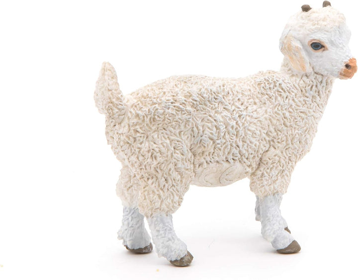 Figura Coleccionable Cabrito Angora Pintado A Mano Papo