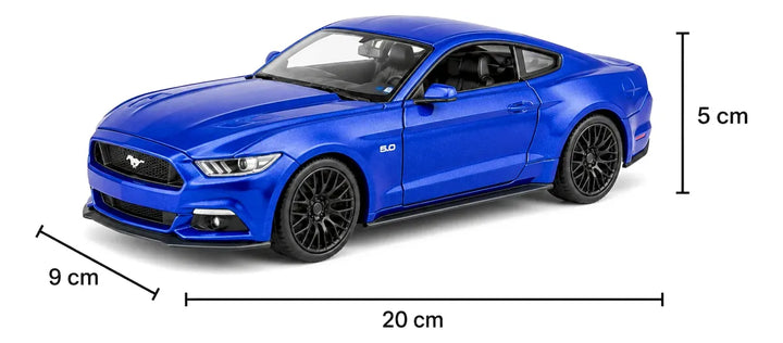 Maisto Carro 1:24 Se 2025 Ford Mustang Gt Azul