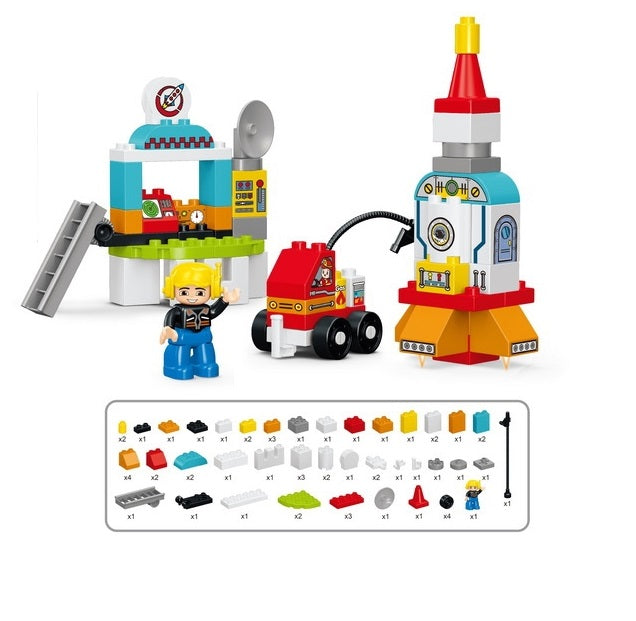 Bloques Cohete Espacial 60 Piezas Niños