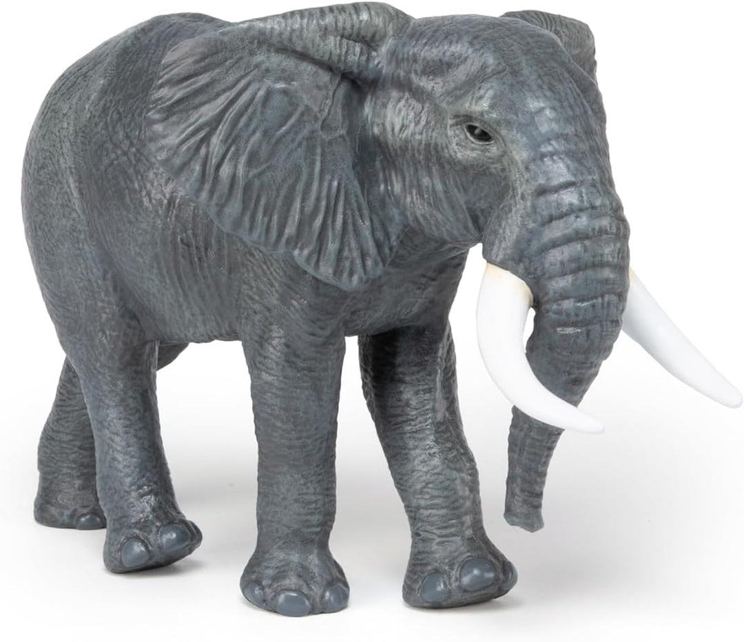 Figura Animales Elefante Africano Pintada A Mano