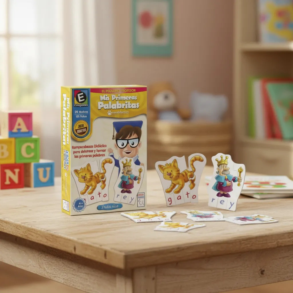 Juego Didactico Mis Primeras Palabras Ronda Rompecabezas