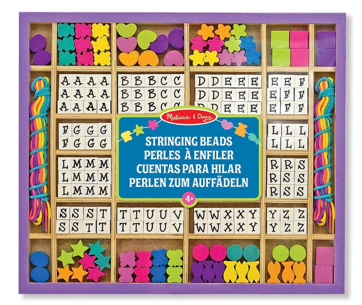 Set De Cuentas Para Ensartar Madera niños