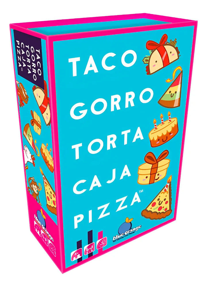 Juego De Mesa Taco Gorro Torta Caja Pizza