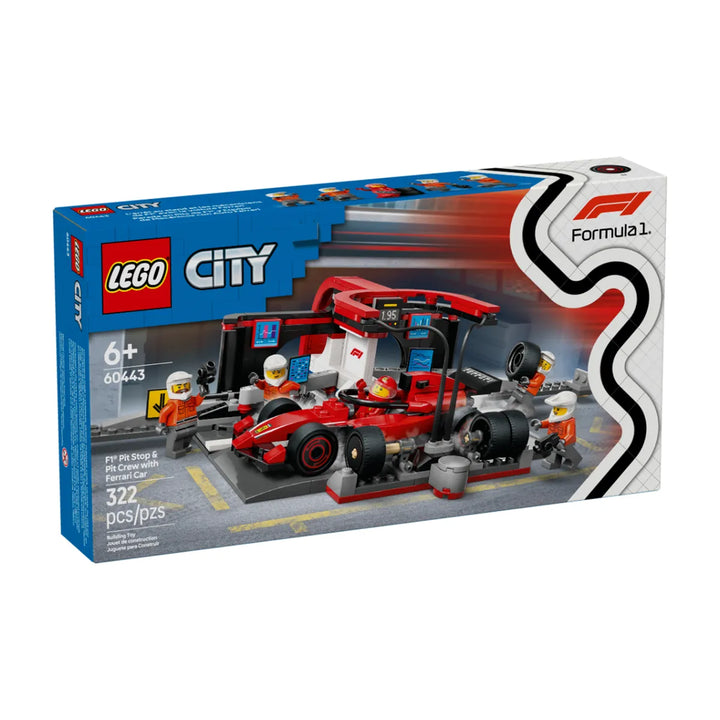 Juguete Lego City F1 Pit Stop Ferrari 322 Piezas Para Niños