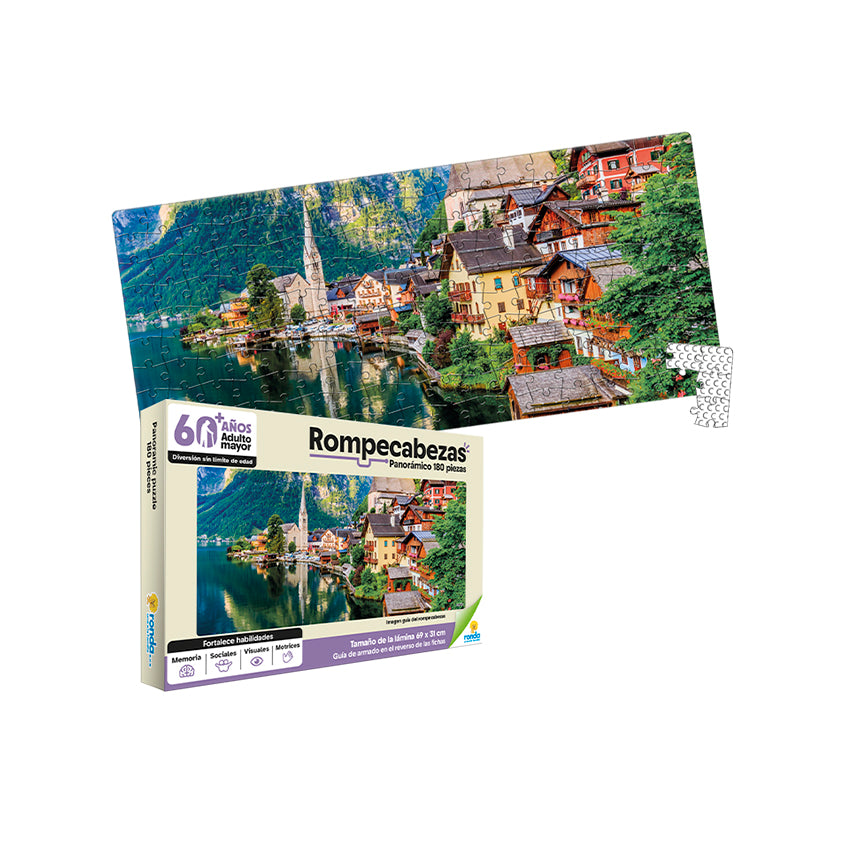 Rompecabezas Paisaje Panorámico 180 Piezas Para Adultos