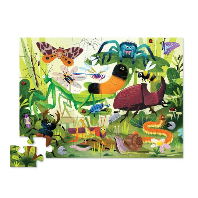 Rompecabezas Insectos Del Jardín 36 Piezas Para Niños