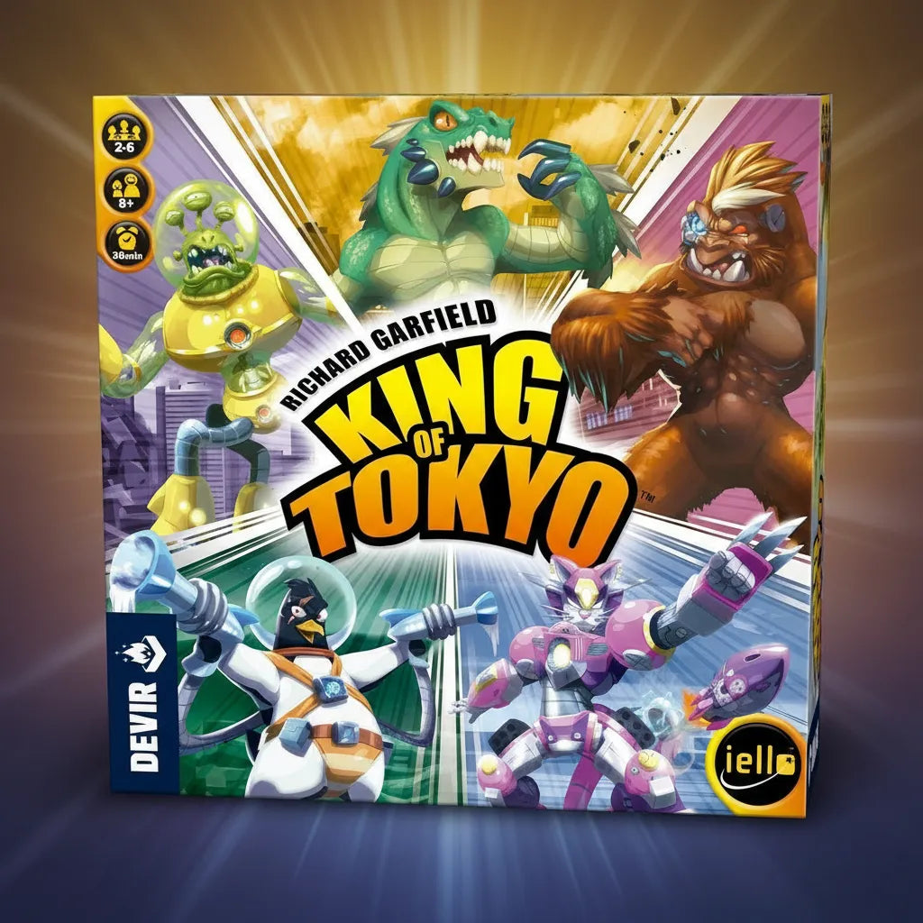 Juego De Mesa King Of Tokyo Adultos Estrategia Roles