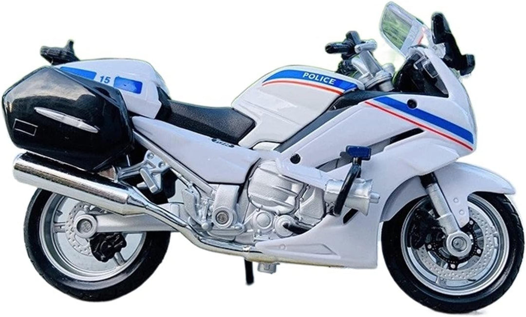 Moto A Escala De Policía Escala 1/18 Maisto