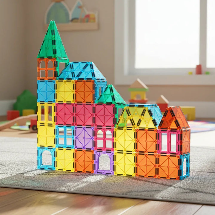 Juego bloques Magnética 70 Piezas Para Niños