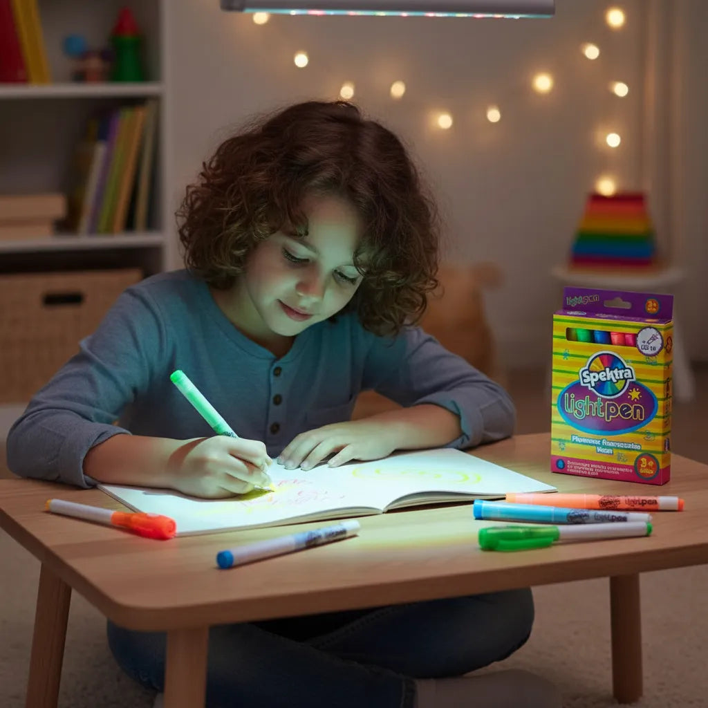 Marcadores con luz UV
