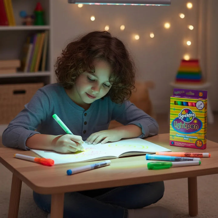 Marcadores con luz UV