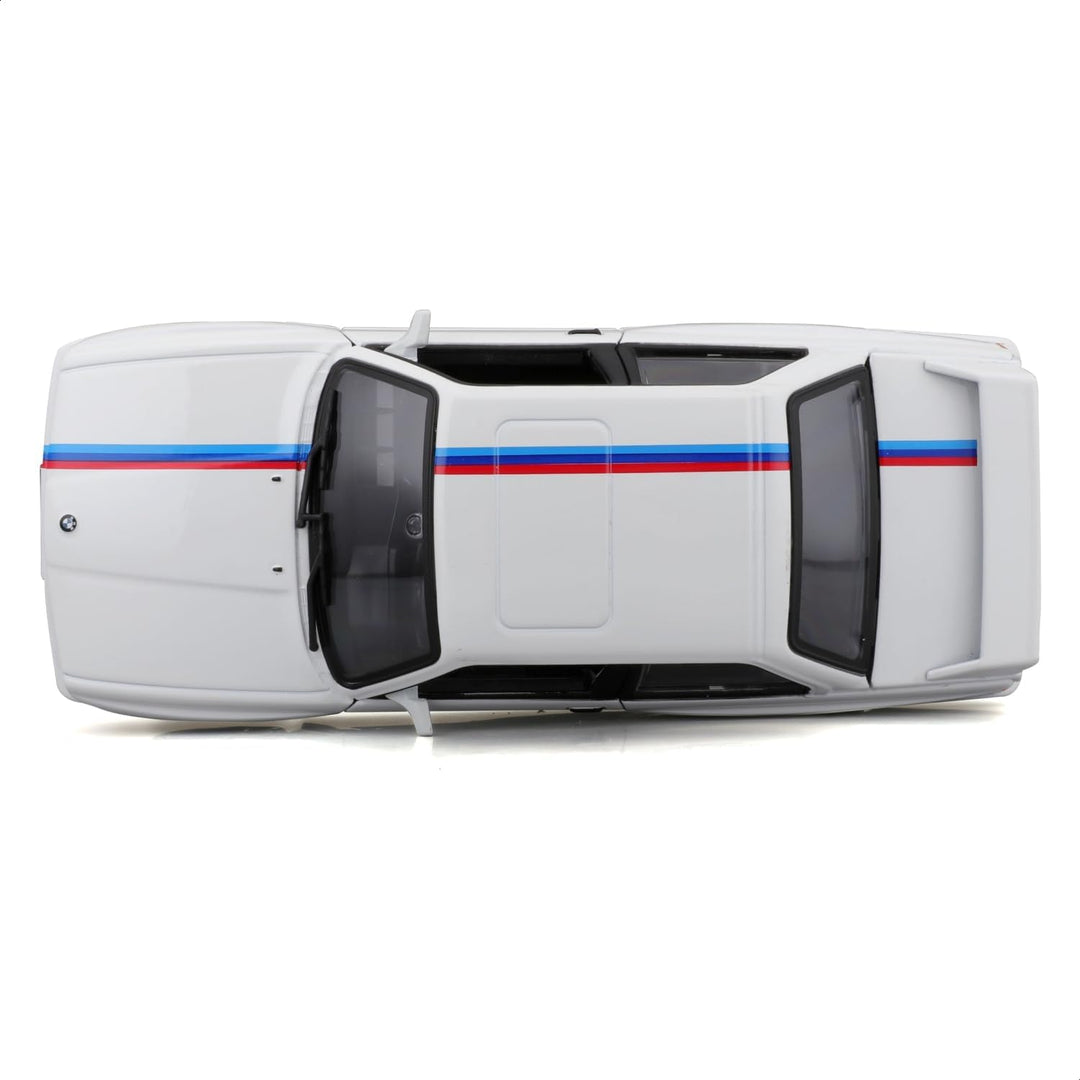 Carro Coleccionable 1:24 Bmw M3 (e30) 1988 Blanco