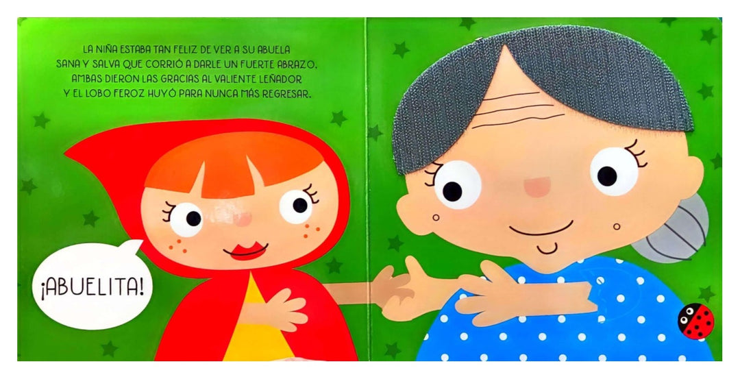 Libro Infantil Sentir Y Descubrir Caperucita Niños