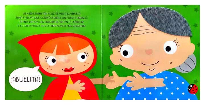 Libro Infantil Sentir Y Descubrir Caperucita Niños