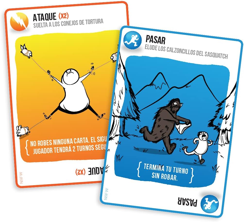 Juego De Mesa Exploding Kittens Nsfw Para Adultos