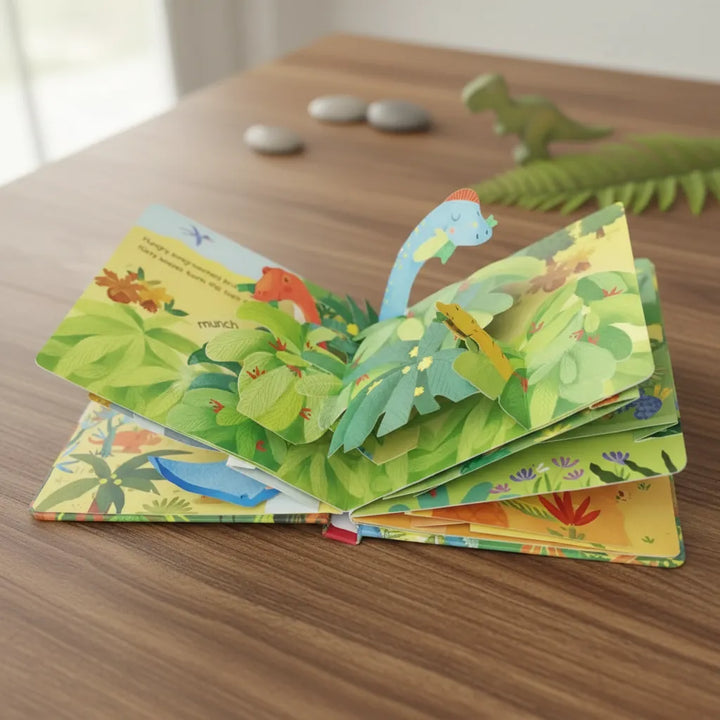 Libro Interactivo Usborne Pop Up Dinosaurio Para Niños