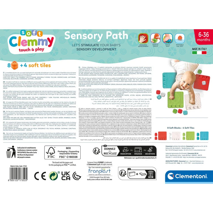 Juego Didáctico Camino  Sensorial Bebés