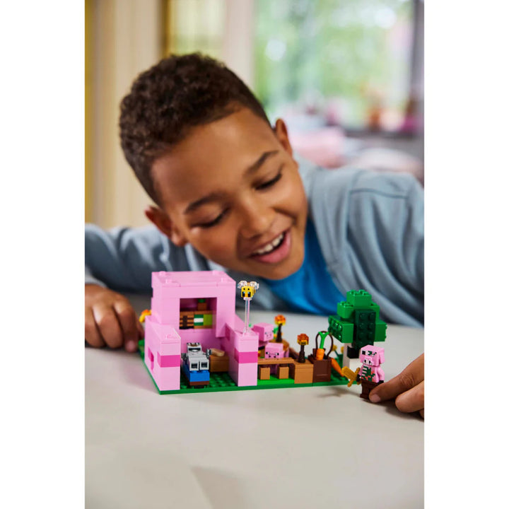 Juego Construcción Minecraft La Casa Del Cerdito