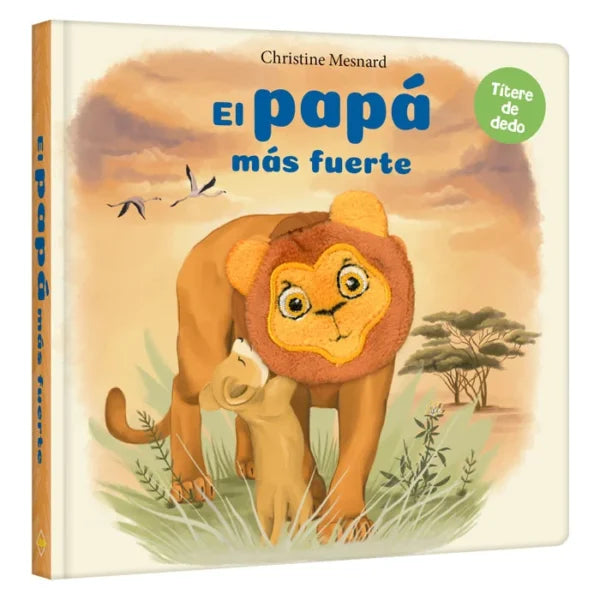 Libro El Papá Mas Fuerte Dedo Títere Niños
