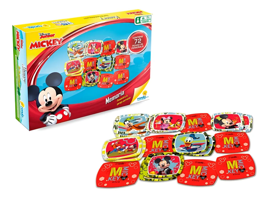 Juego De Memoria Mickey Mouse Ronda