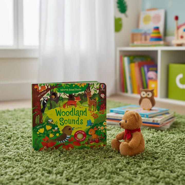 Libro Didáctico Con Sonidos Animales Del Bosque Para Niños