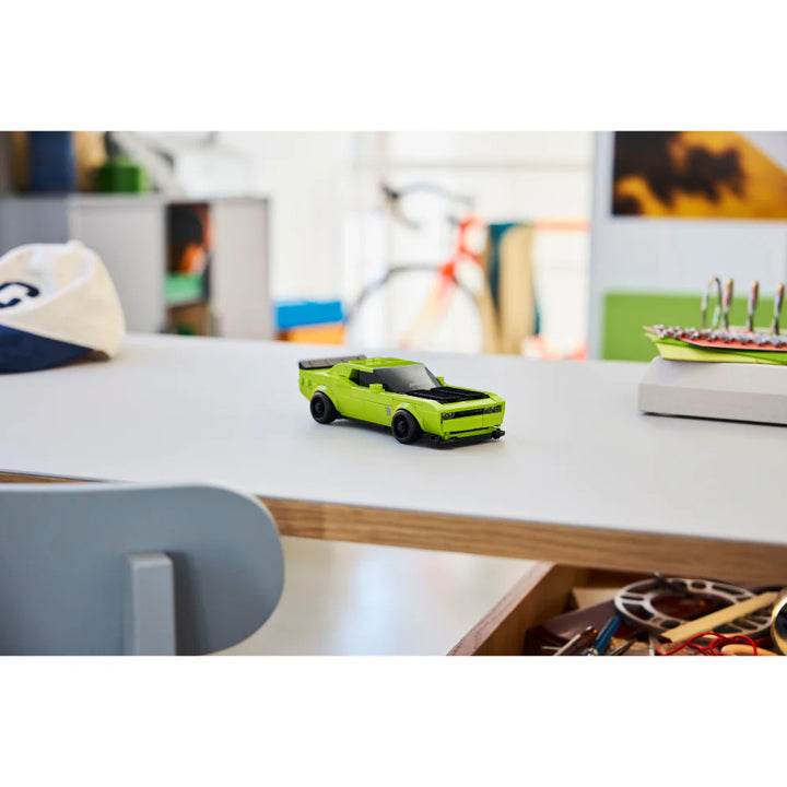 Juego Speed Champions Dodge Challenger Srt Hellcat Niños