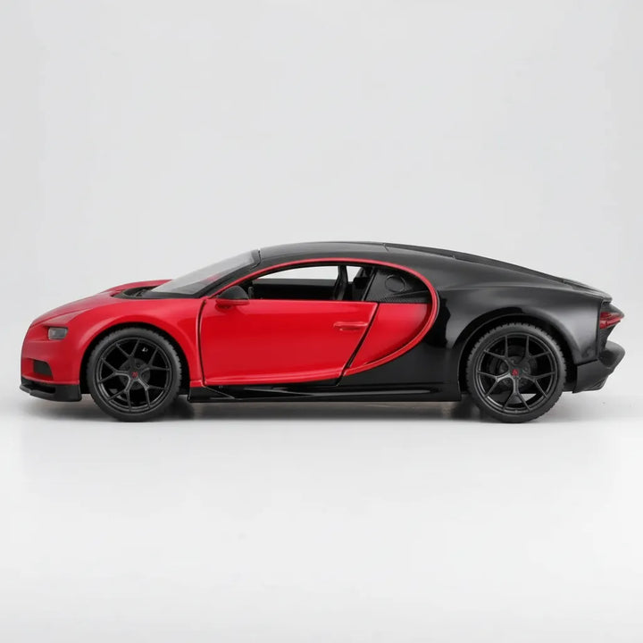 Carro Coleccionable A Escala 1:32 Bugatti Chiron Sport Rojo