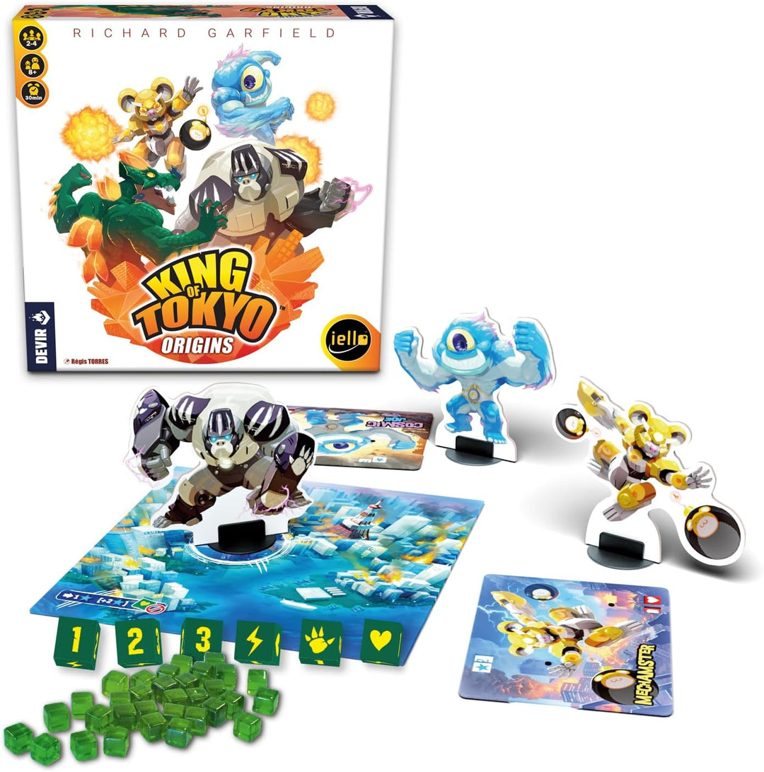 Juego De Mesa King Of Tokyo Origins Para Niños