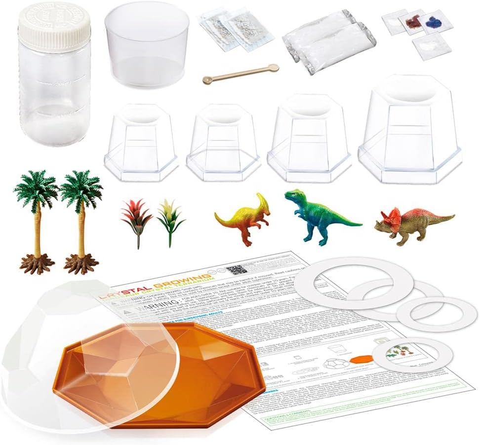 Juego De Experimento Cristales Dinosaurios