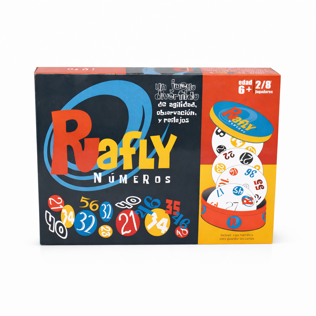 Juego De Mesa Rafly Números Para Familia Niños
