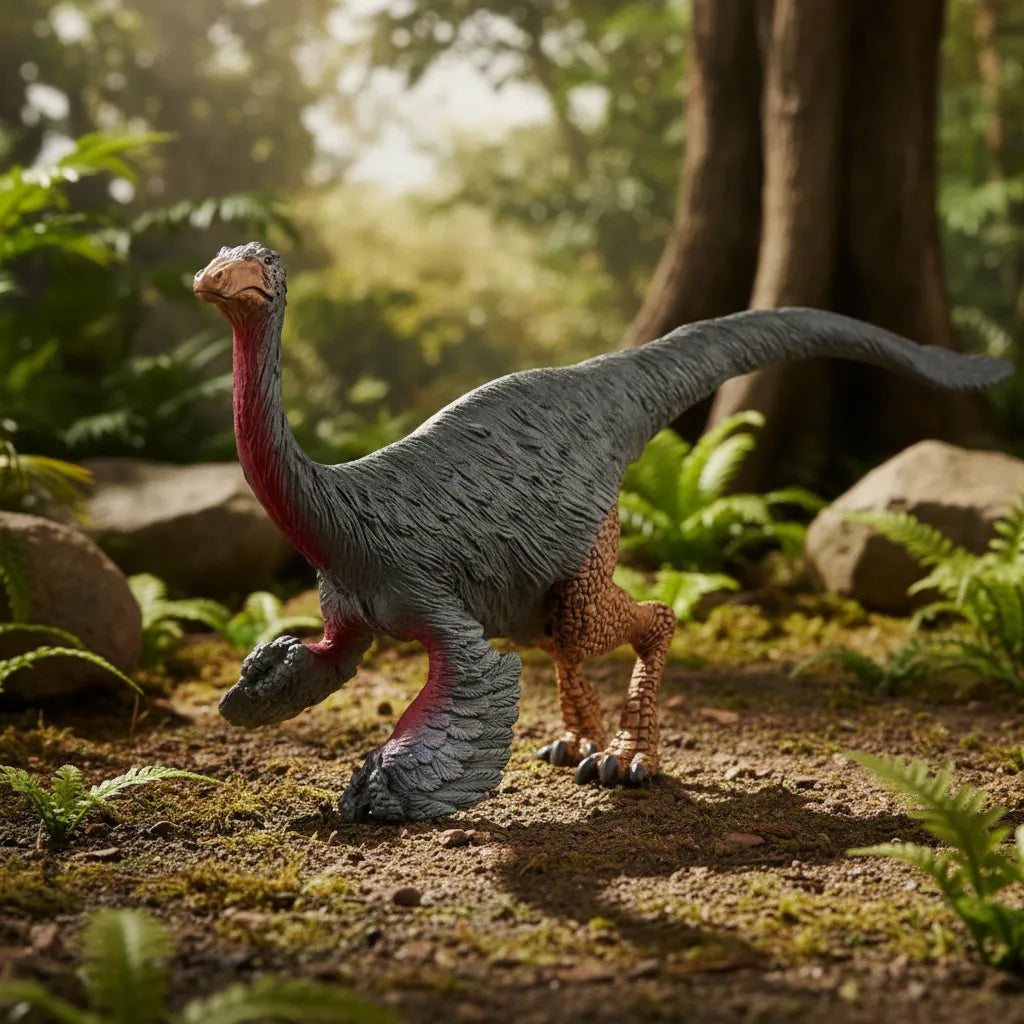 Figura Coleccionable Gallimimus Pintada A Mano Schleich