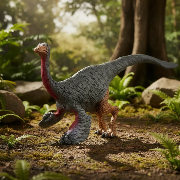 Figura Coleccionable Gallimimus Pintada A Mano Schleich