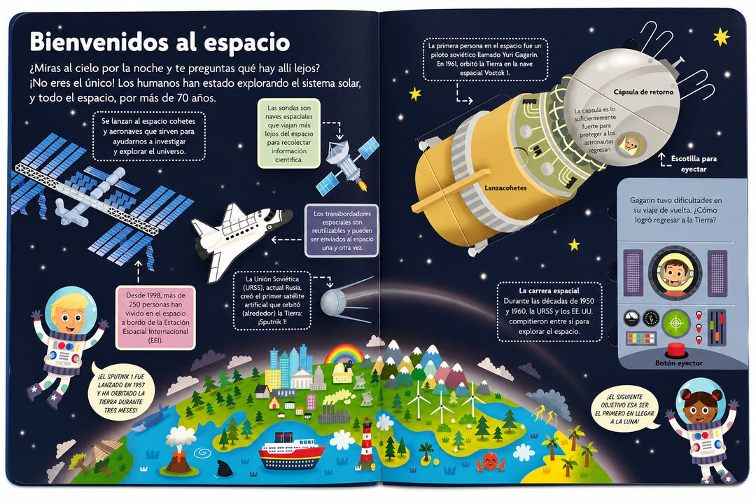 Libro Datos Curiosos Sistema Solar Para Niños