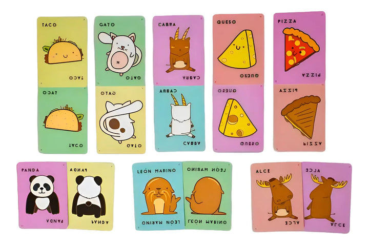 Juego De Mesa Taco Reves Cabra Pizza Niños Adulto