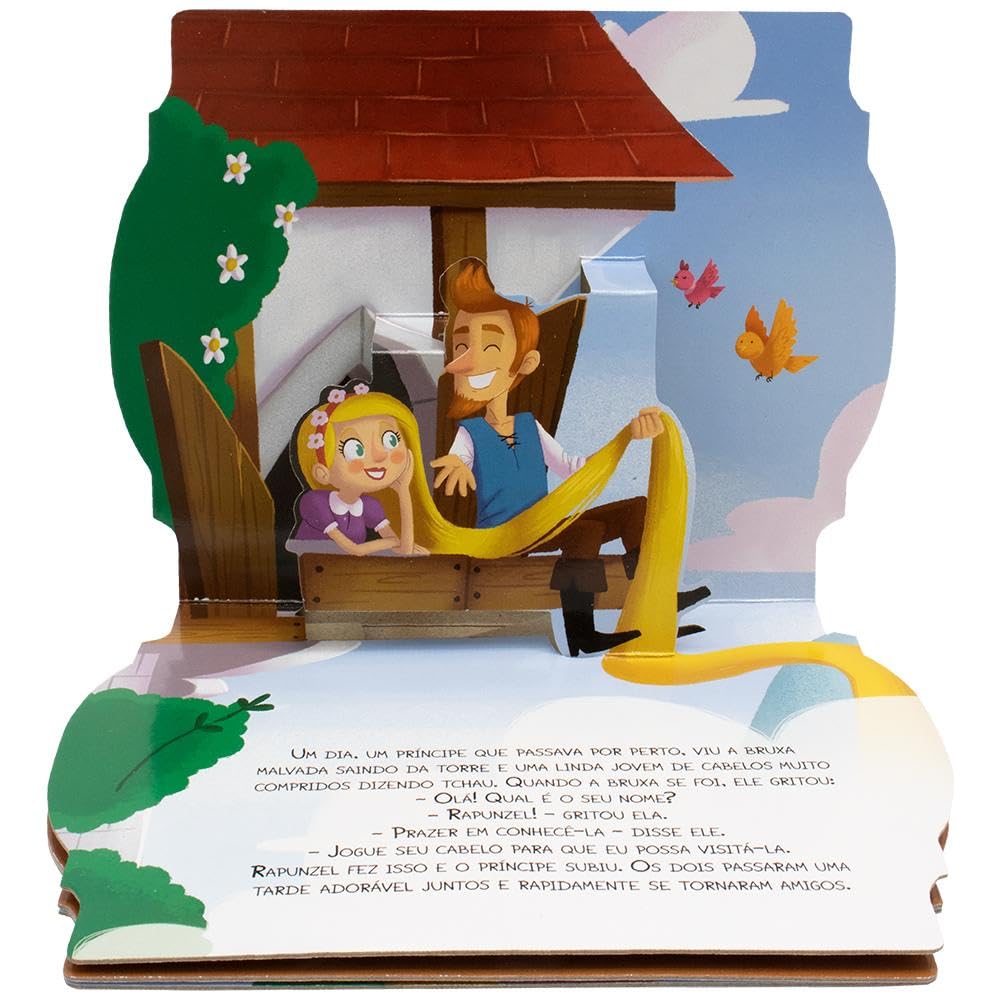 Libro Rapunzel Libro Pop Up Cuento  Niños