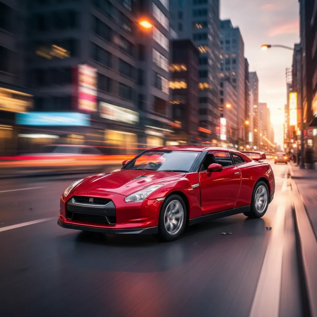 Carro Coleccionable A Escala 1:32 Nissan Gt-r R35 Rojo