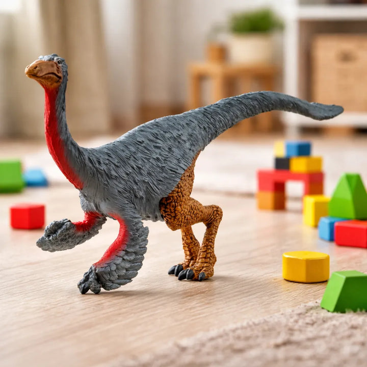 Figura Coleccionable Gallimimus Pintada A Mano Schleich