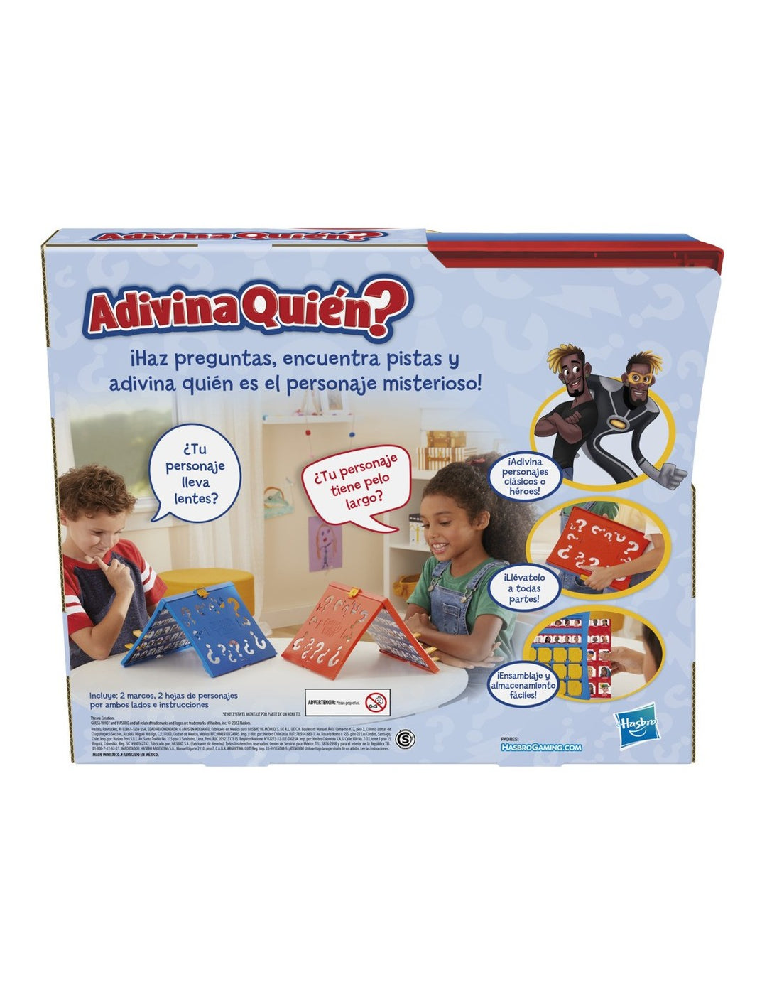 Juego Adivina Quién? Clásico para Niños
