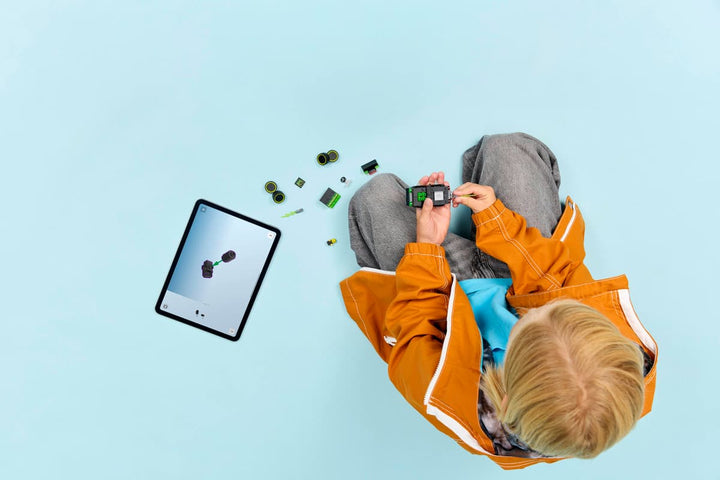 Juego Construcción Cargador Frontal 61 Piezas Para Niños