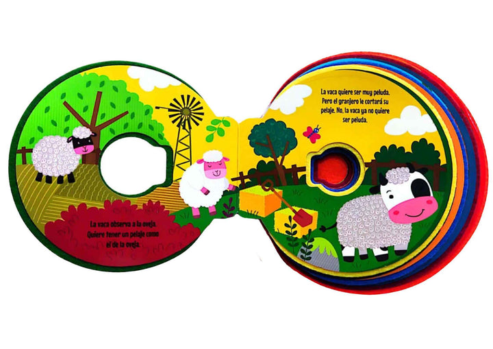 Libro Interactivos Vaca En La Granja Para Niños